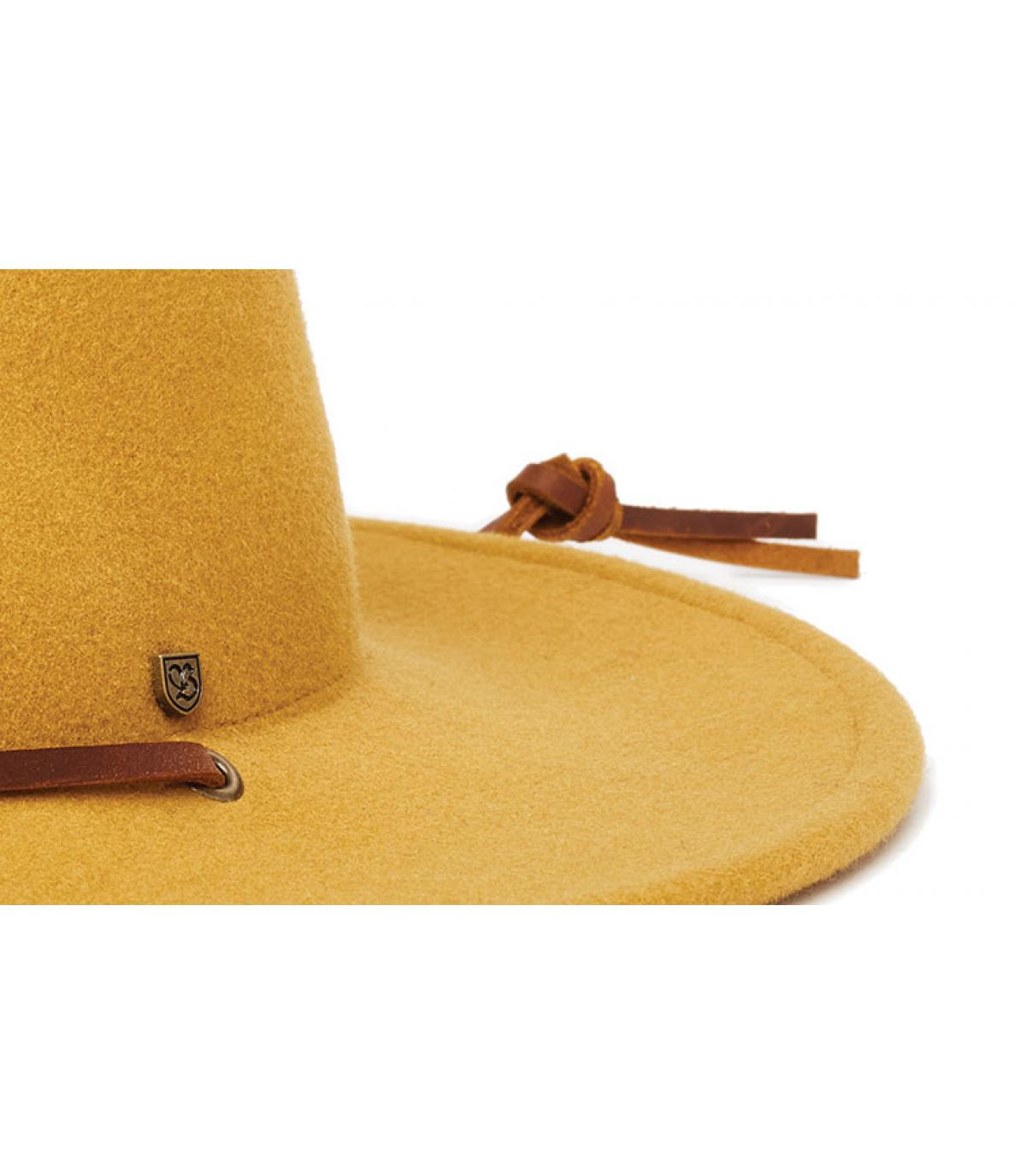 fedora gialla di brixton